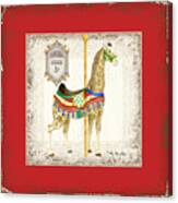 Carousel Dreams - Giraffe Canvas Print
