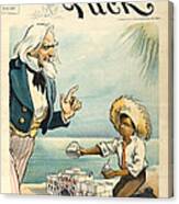 Cartoon: Cuba, 1901 Canvas Print