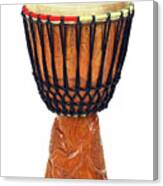 Carved African Djembe Drum Canvas Print