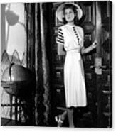 Casablanca, Ingrid Bergman Wearing Canvas Print