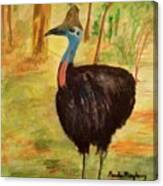 Cassowary Bird Canvas Print