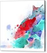 Cat 609 Canvas Print