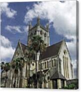 Cathedral Of The Most Holy Trinity Bermuda Canvas Print