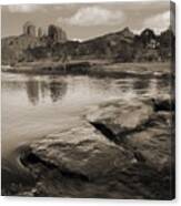 Cathedral Rock Flow Canvas Print