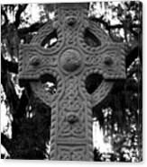 Celtic Cross In Emmet Park Canvas Print
