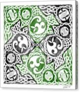 Celtic Puzzle Square Canvas Print