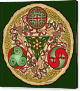 Celtic Reindeer Shield Canvas Print