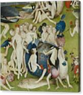 Central Panel  The Garden Of Earthly Delights, Detail Canvas Print