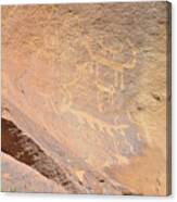Chaco Canyon Petroglyphs Canvas Print