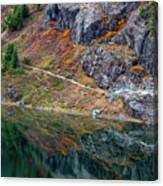 Chain Lakes Trail In October Canvas Print