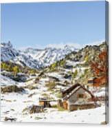 Chalets Laval - French Alps Canvas Print