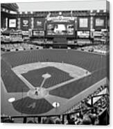 Chase Field 2015 Bw Canvas Print