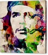 Che Guevara Urban Watercolor Canvas Print