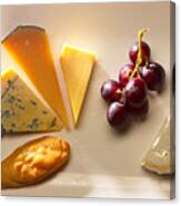 Cheese Plate Canvas Print
