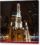 Chicago's Water Tower Canvas Print