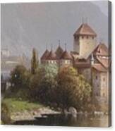 Chillon Castle Canvas Print