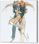 Choreographic Lesson At The Royal Ballet School 01 Canvas Print