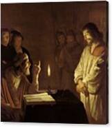 Christ Before The High Priest Canvas Print