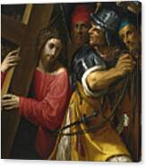 Christ Carrying The Cross Canvas Print