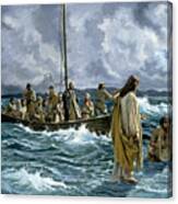 Christ Walking On The Sea Of Galilee Canvas Print