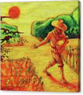 Christian Art Parable Of The Sower Artwork T Bertram Poole Canvas Print