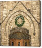 Christmas At Stone Chapel Canvas Print