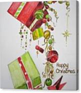 Christmas Card Canvas Print
