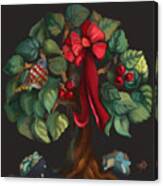 Christmas Tree Of Life Canvas Print
