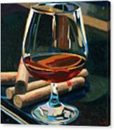 Cigars And Brandy Canvas Print
