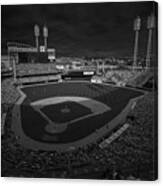 Cincinnati Reds Great America Ballpark Creative 3 Black And White Canvas Print