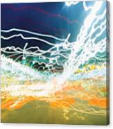 City Lights Chaos Canvas Print