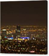 City Of Angels Panorama Canvas Print