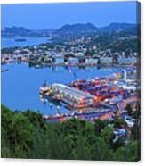 City Of Castries-st Lucia Canvas Print