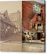 City - Pa - Fish And Provisions 1898 - Side By Side Canvas Print