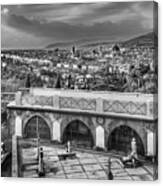 Cityscape Of Florence And Cemetery Canvas Print