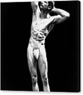 Classical Pose, Nude Male Model, 1893 Canvas Print Classical Pose, Nude Male Model, 1893 Canvas Print