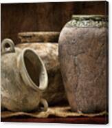 Clay Pottery Ii Canvas Print