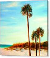 Clearwater Beach Canvas Print