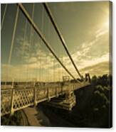 Clifton Bridge Sunset Canvas Print
