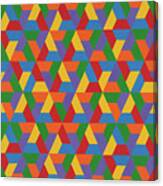 Closed Hexagonal Lattice Canvas Print