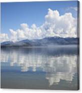 Cloud Reflection On Priest Lake Canvas Print