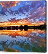 Cloud Reflections Canvas Print