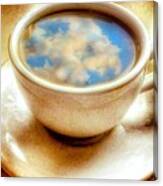 Clouds In My Coffee Canvas Print
