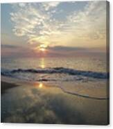Clouds On The Sand Canvas Print