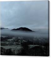 Clouds Over Mountain Canvas Print