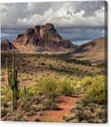 Clouds Over Red Mountain Canvas Print