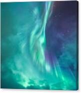 Clouds Vs Aurorae Canvas Print