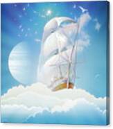 Cloudship Canvas Print