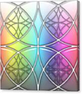 Clover Star Soft Rainbow Drop Canvas Print