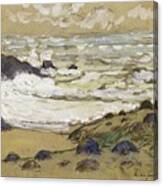 Coastal Landscape In Brittany Canvas Print